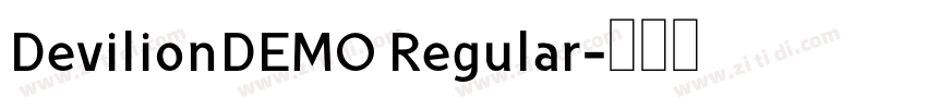DevilionDEMO Regular字体转换
